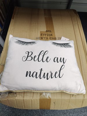 Lot 185 - Large box of decorative cushions