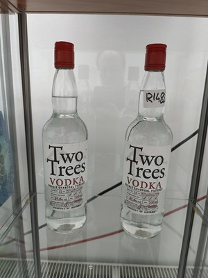 Lot 77 - 2 bottles of two trees Vodka
