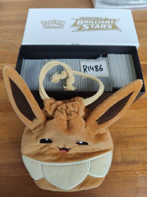Lot 92 - Qty of Sword & Sheild Brilliant Stars and eevee toy