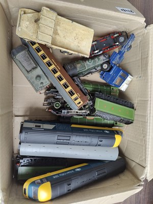 Lot 16 - Box of Toy Trains