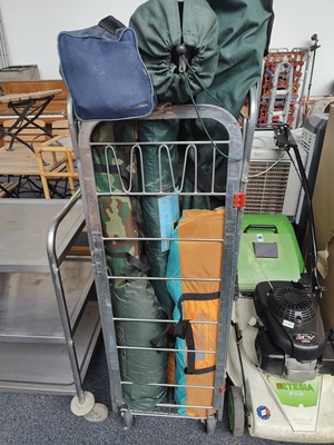 Lot 227 - Qty of Camping Equipment in cage