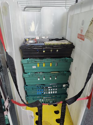 Lot 206 - 5 Totes Of Various Joinery Parts