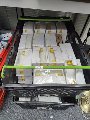 Lot 171 - Two Totes of Electrical Parts & Accesories