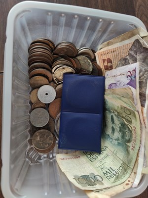 Lot 118 - Collection of coins and notes