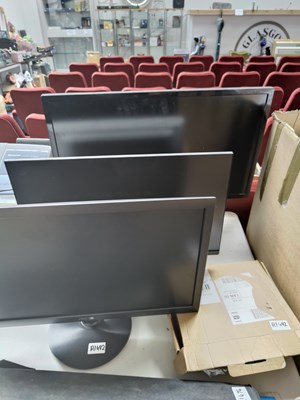 Lot 239 - Qty of monitors with a bracket untested