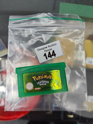 Lot 144 - Pokemon leaf green version