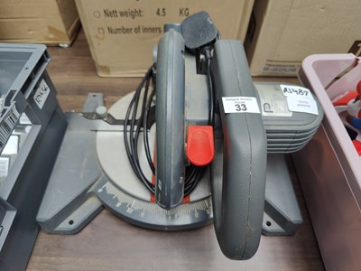 Lot 33 - Performance small chop saw tested working