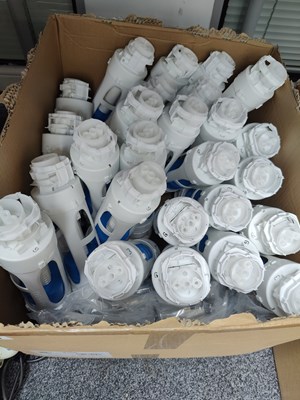 Lot 167 - Box of toilet plumbing parts