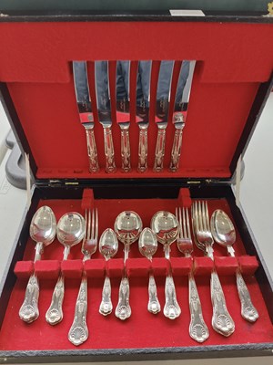 Lot 270 - Cutlery set in storage box