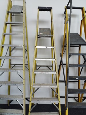 Lot 204 - Youngman yellow 8 tread step ladder