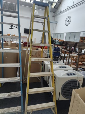Lot 214 - Yellow 7 step ladder