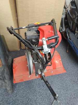 Lot 251 - Red Petrol rotavator untested