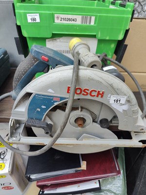 Lot 181 - Bosch 110v circular saw tested working