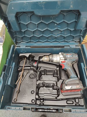 Lot 168 - Bosch 18v drill with battery no charger tested working