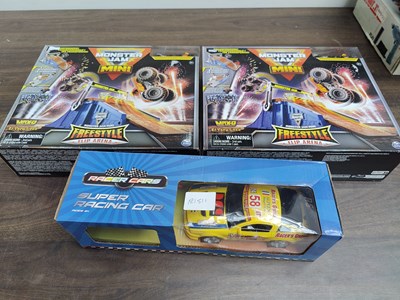 Lot 266 - 3 boxed toys with vehicle theme