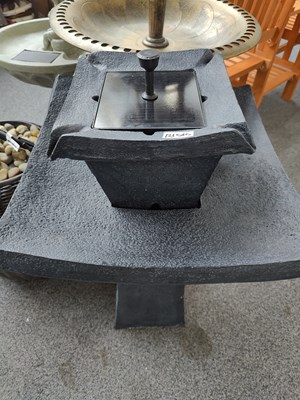 Lot 257 - Solar power water fountain in modern style