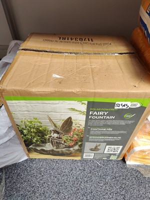 Lot 57 - Solar powered fairy fountain ideal for patio