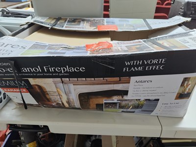 Lot 261 - Bio ethanol fireplace with vortex flame effect