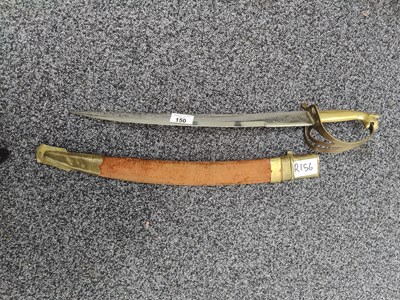 Lot 150 - Decorative short sword with heavy pommel