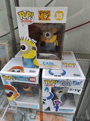 Lot 91 - 5 asstd pop figures