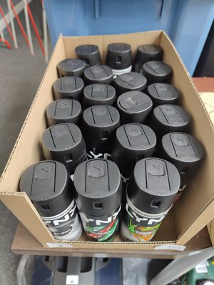 Lot 2 - Box containing 20 cans of lynx deodorant