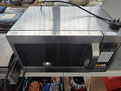 Lot 232 - Silver commercial microwave tested working