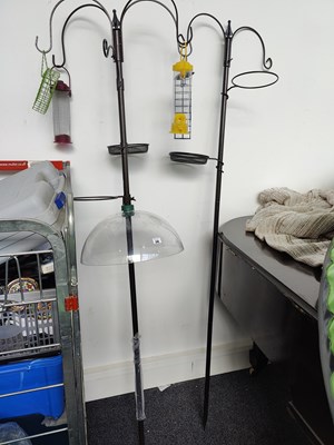 Lot 246 - 2 metal bird feeders