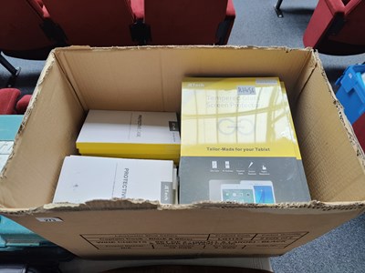 Lot 273 - Box of tablet or phone screen protectors etc