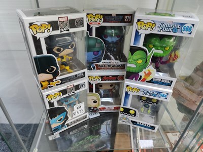Lot 131 - 6 assorted Pop figures