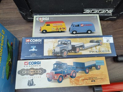 Lot 41 - 3 corgi vehicles in boxes