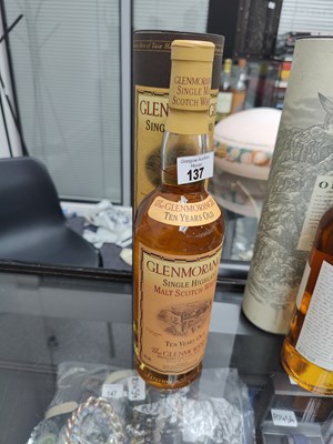 Lot 137 - Glenmorange single highland malt scotch whisky