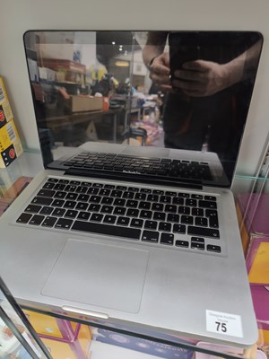 Lot 75 - MacBook pro laptop fully reset. No charger