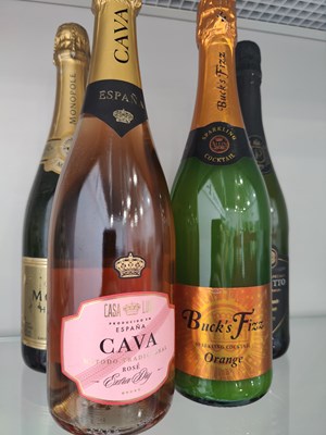 Lot 61 - 4 Bottles Of Various Alcohol, Bucks Fizz, Cava etc
