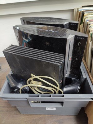 Lot 15 - Two PS3 & A PS2 With Comtrollers