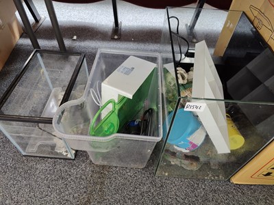Lot 254 - 3 FishTanks With Accessories