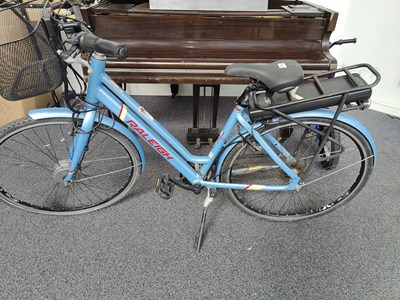 Lot 214 - Raleigh ladies blue Electric Bike Missing Charger