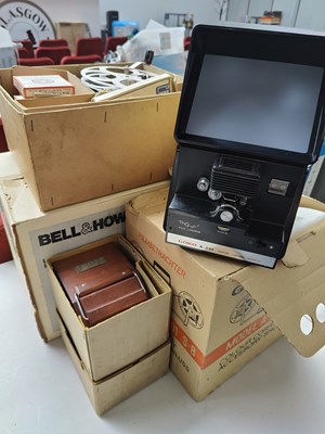 Lot 238 - Bell & Howell, film trachter qty of projectors and film