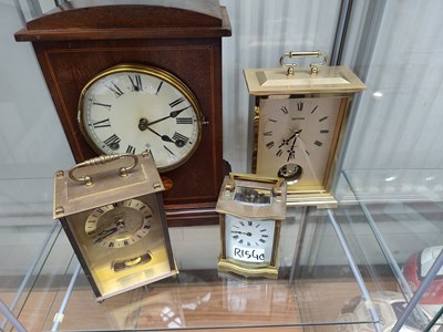 Lot 93 - Qty of traditional mantle clocks
