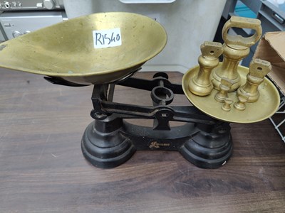 Lot 145 - Librasco scales with counter weights