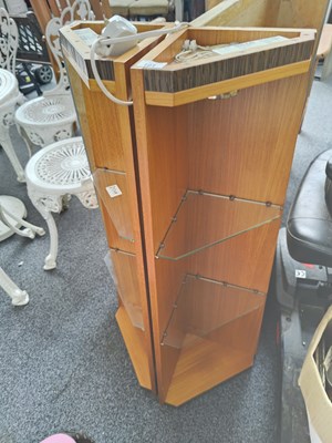 Lot 191 - Pair of small corner display units