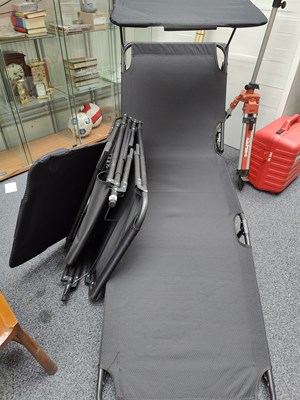 Lot 104 - Two Folding sunloungers
