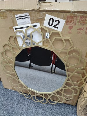 Lot 110 - Large mirror from next