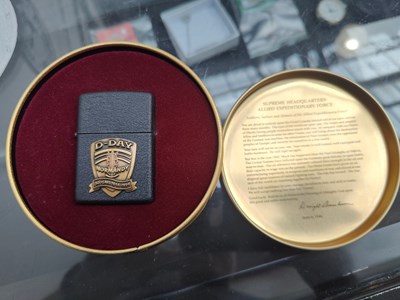 Lot 132 - D day limited edition lighter in tin