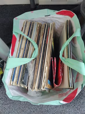 Lot 45 - Bag of vinyl records