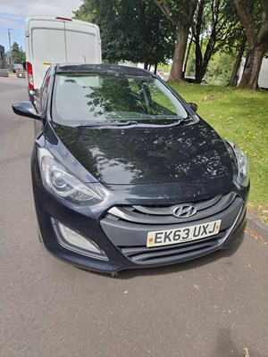 Lot 106 - 2013 Hyundai i30 diesel car, 2 owners, MOT Feb 2026, recent new clutch fitted, free road tax, key and V5 present