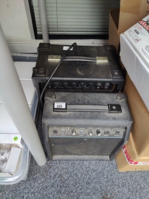 Lot 225 - 2 small guitar amps untested