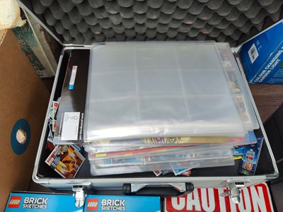 Lot 213 - Silver case fully of football cards