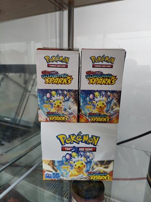 Lot 101 - Pokémon surging sparks collection opened