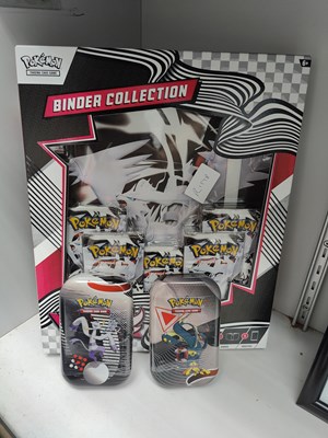 Lot 88 - Pokémon binder collection including booster tins opened