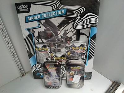 Lot 85 - Pokémon binder collection including booster tins opened